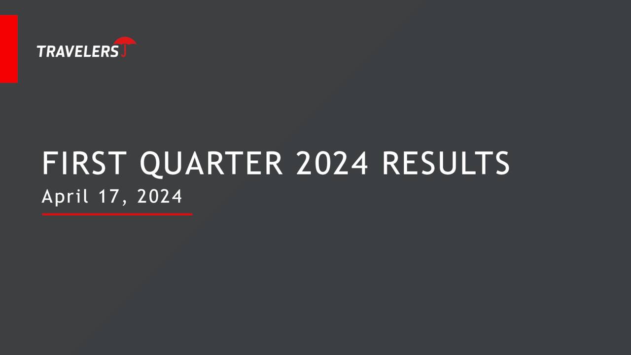 FIRST QUARTER 2024 RESULTS