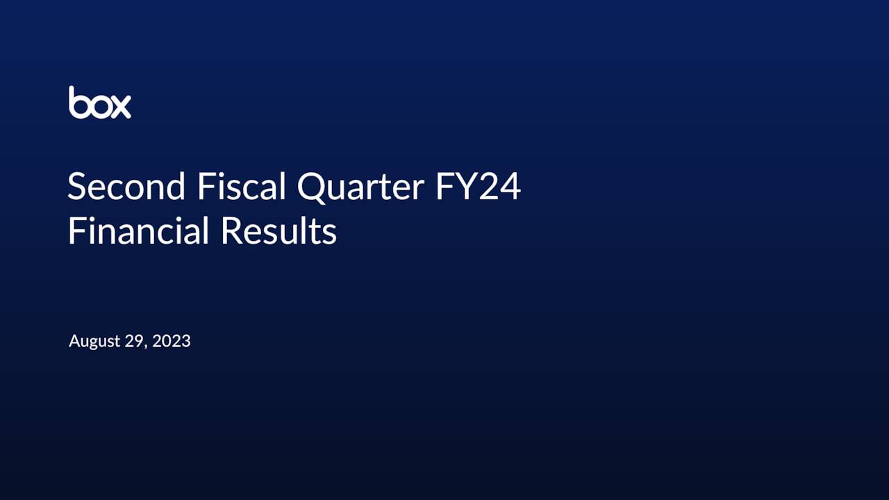 Second Fiscal Quarter FY24
