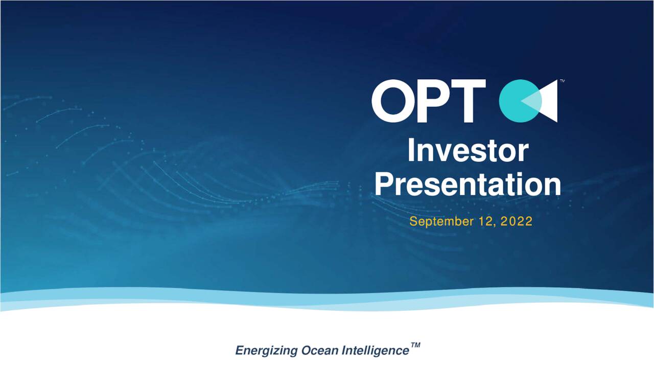 Ocean Power Technologies Inc 2022 Q1 Results Earnings Call