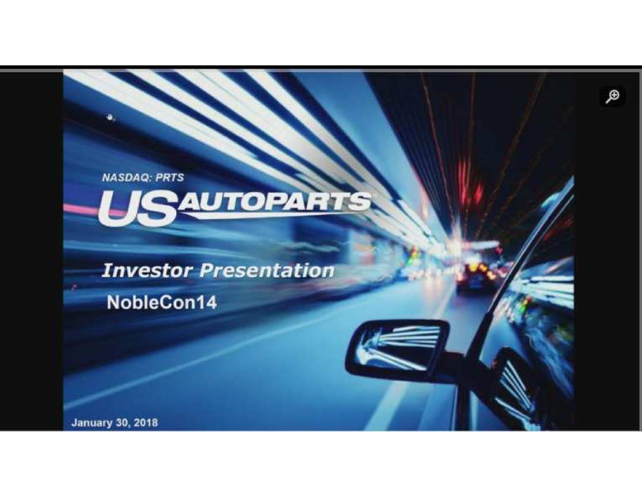 U.S. Auto Parts Network (PRTS) Presents At Noble Financial Capital
