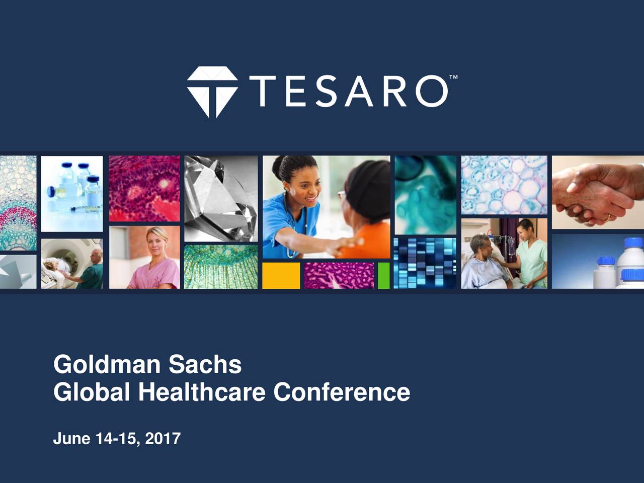 Tesaro (TSRO) Presents At Goldman Sachs 38th Annual Global Healthcare
