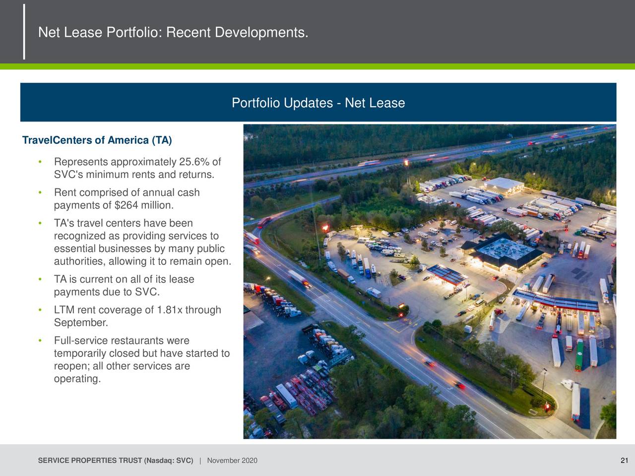 Service Properties Trust (SVC) Investor Presentation