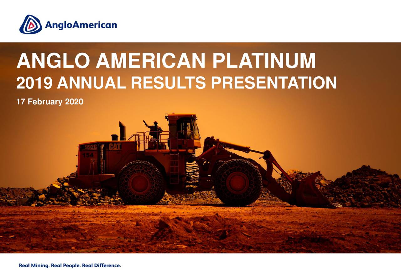 Anglo American Platinum Limited 2019 Q4 - Results - Earnings Call ...