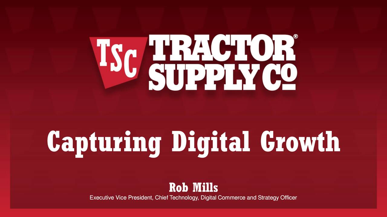 Tractor Supply Company 2021 Q4 - Results - Earnings Call Presentation  (NASDAQ:TSCO) | Seeking Alpha