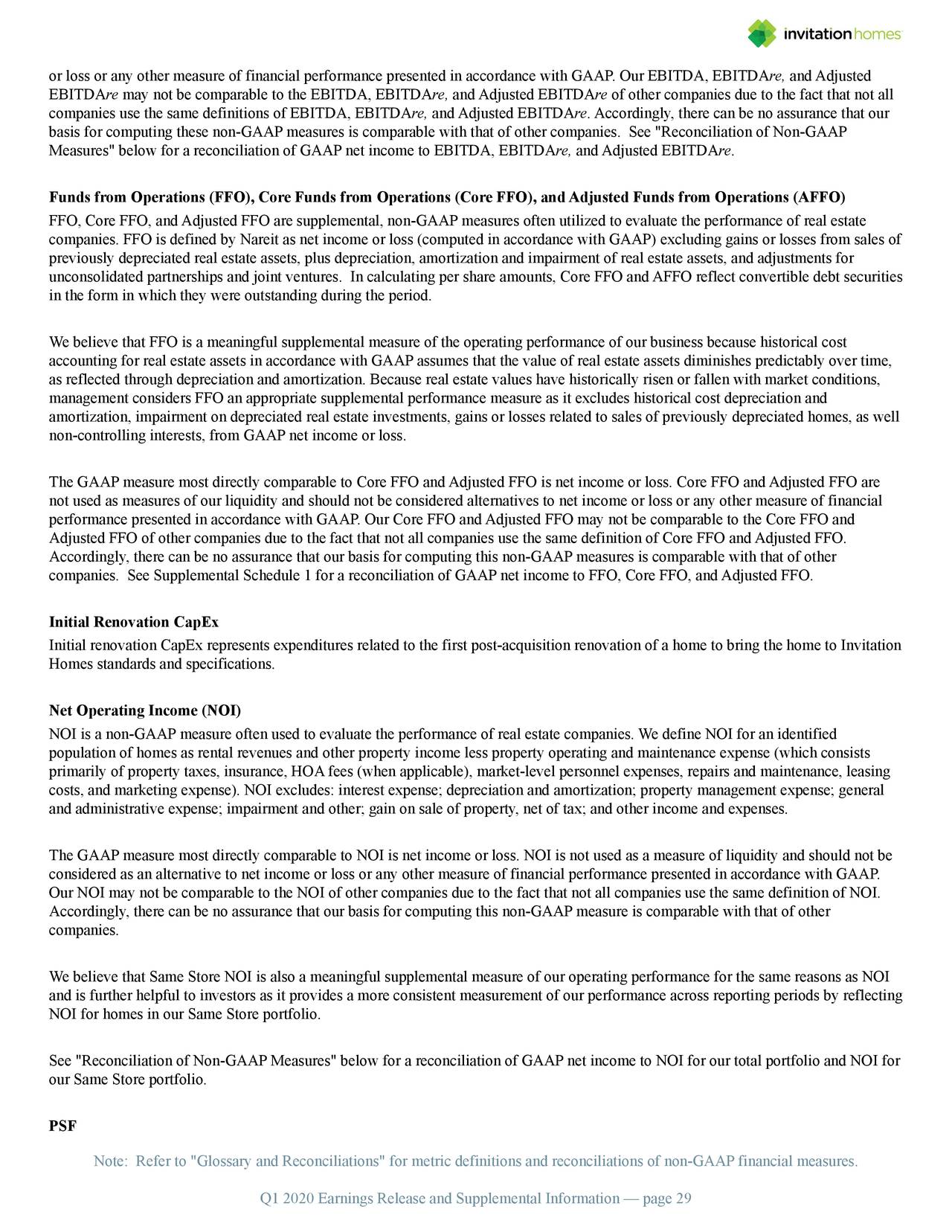 Invitation Homes Inc. 2020 Q1 Results Earnings Call Presentation