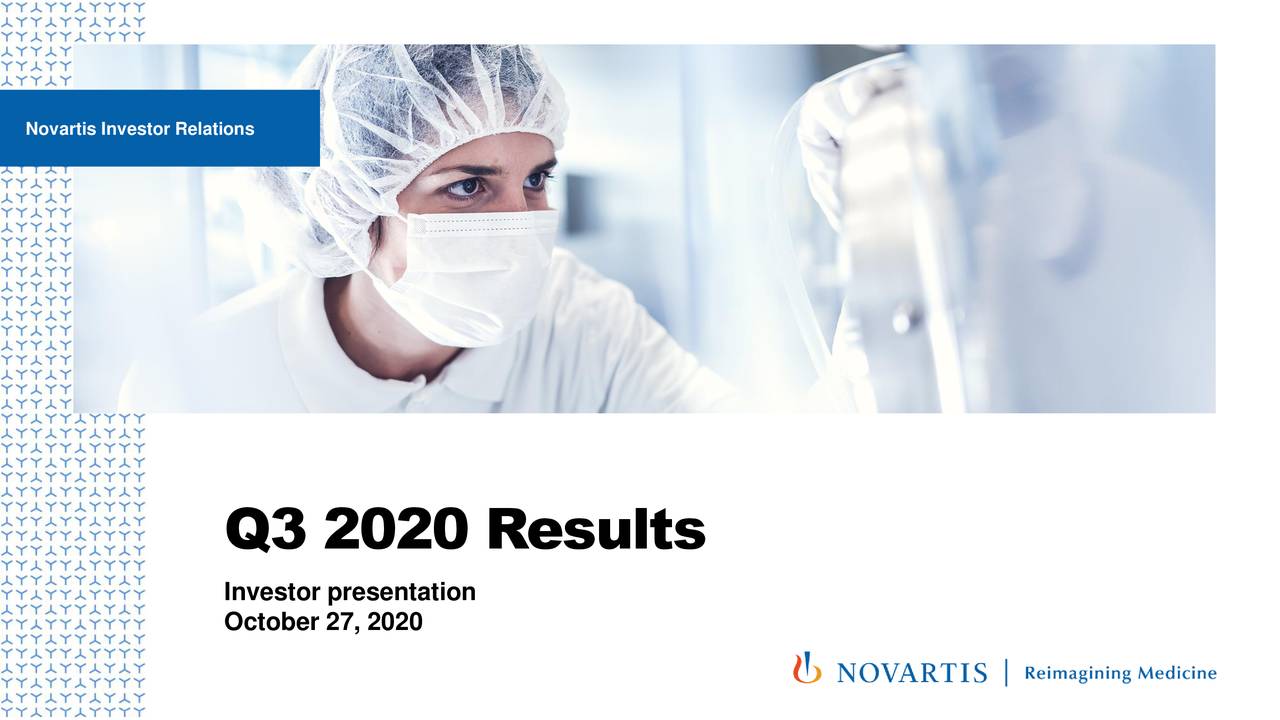 Novartis AG 2020 Q3 Results Earnings Call Presentation (NYSENVS