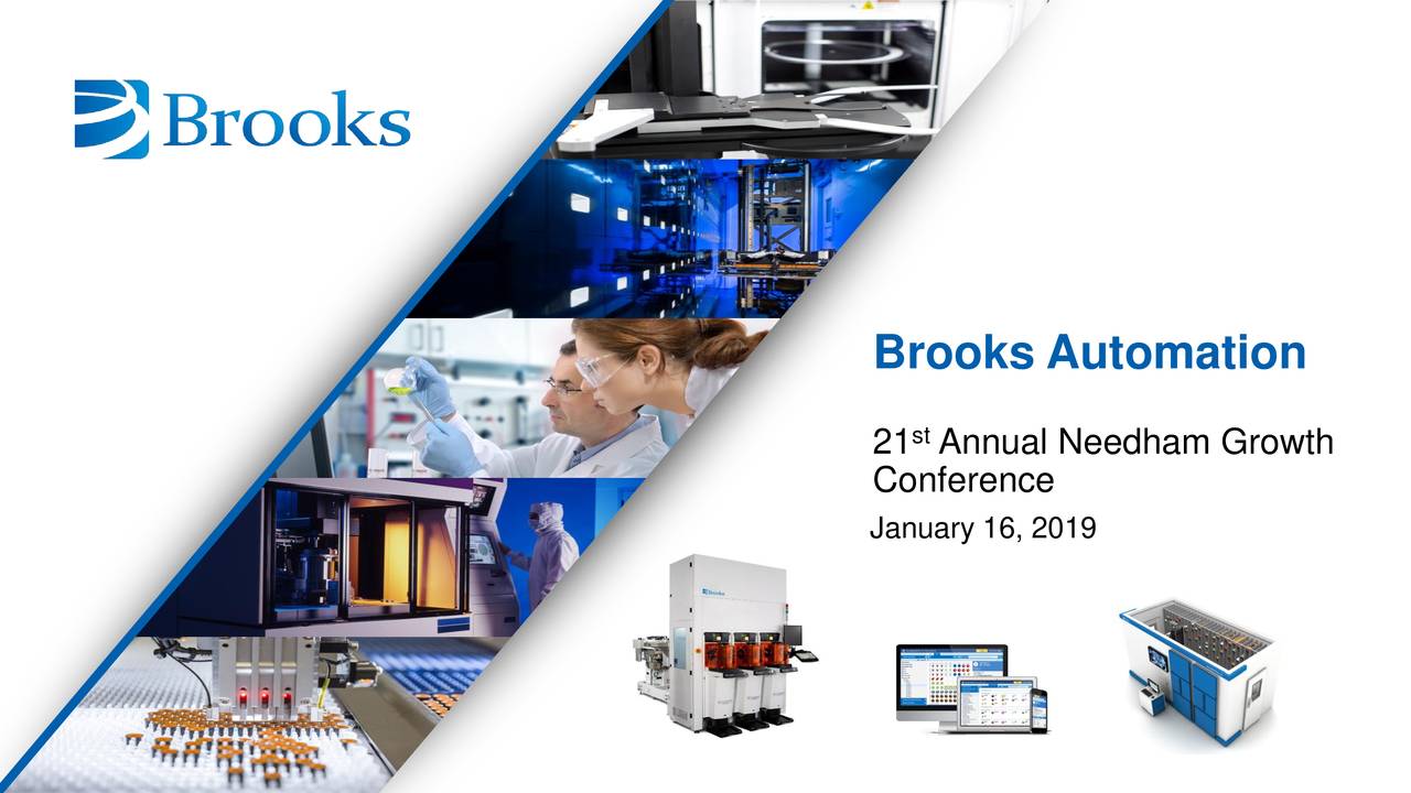 Brooks Automation (BRKS) Presents At Needham Growth Conference 2019 Slideshow (NASDAQBRKS