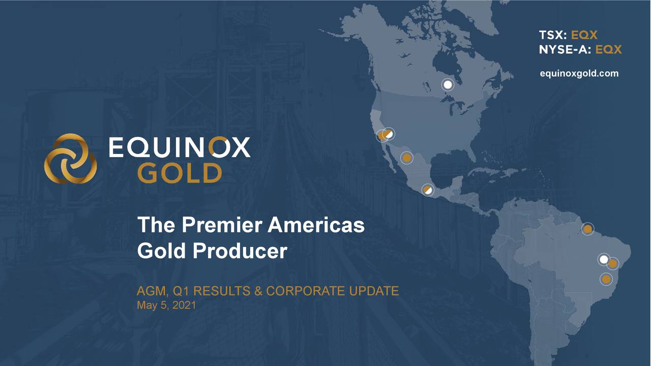 Equinox Gold Corp Stock