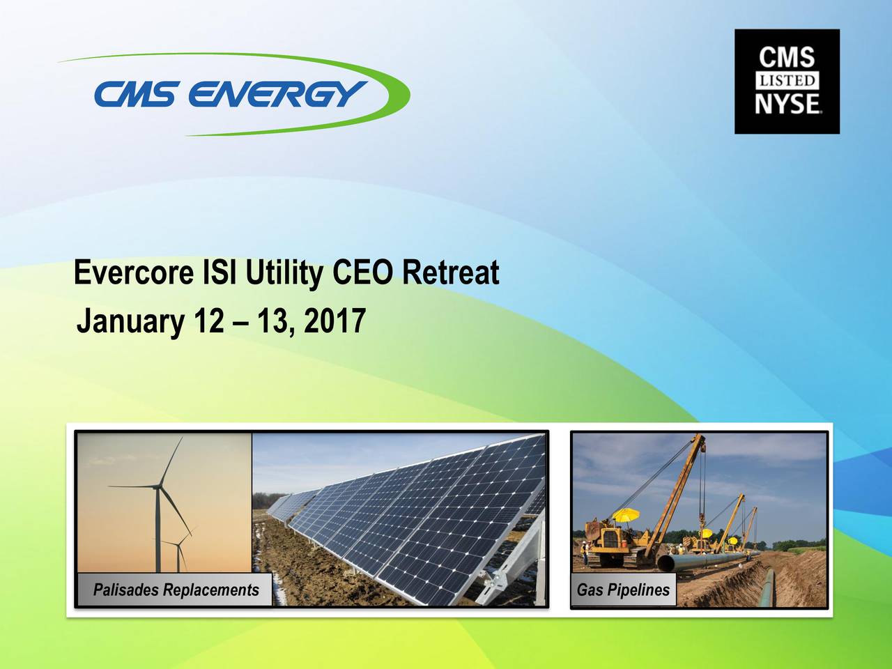 CMS Energy (CMS) Presents At Evercore ISI Utility Conference (NYSECMS