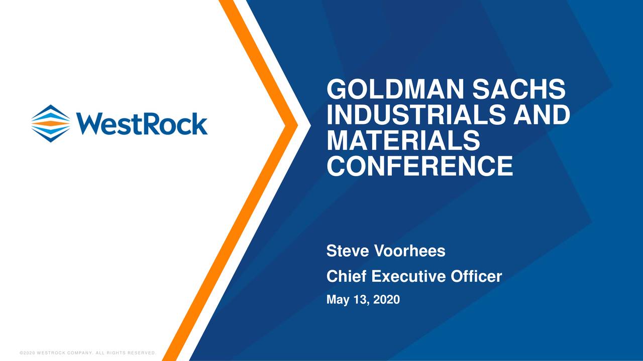 Westrock (WRK) Presents At Goldman Sachs Virtual Industrials ...