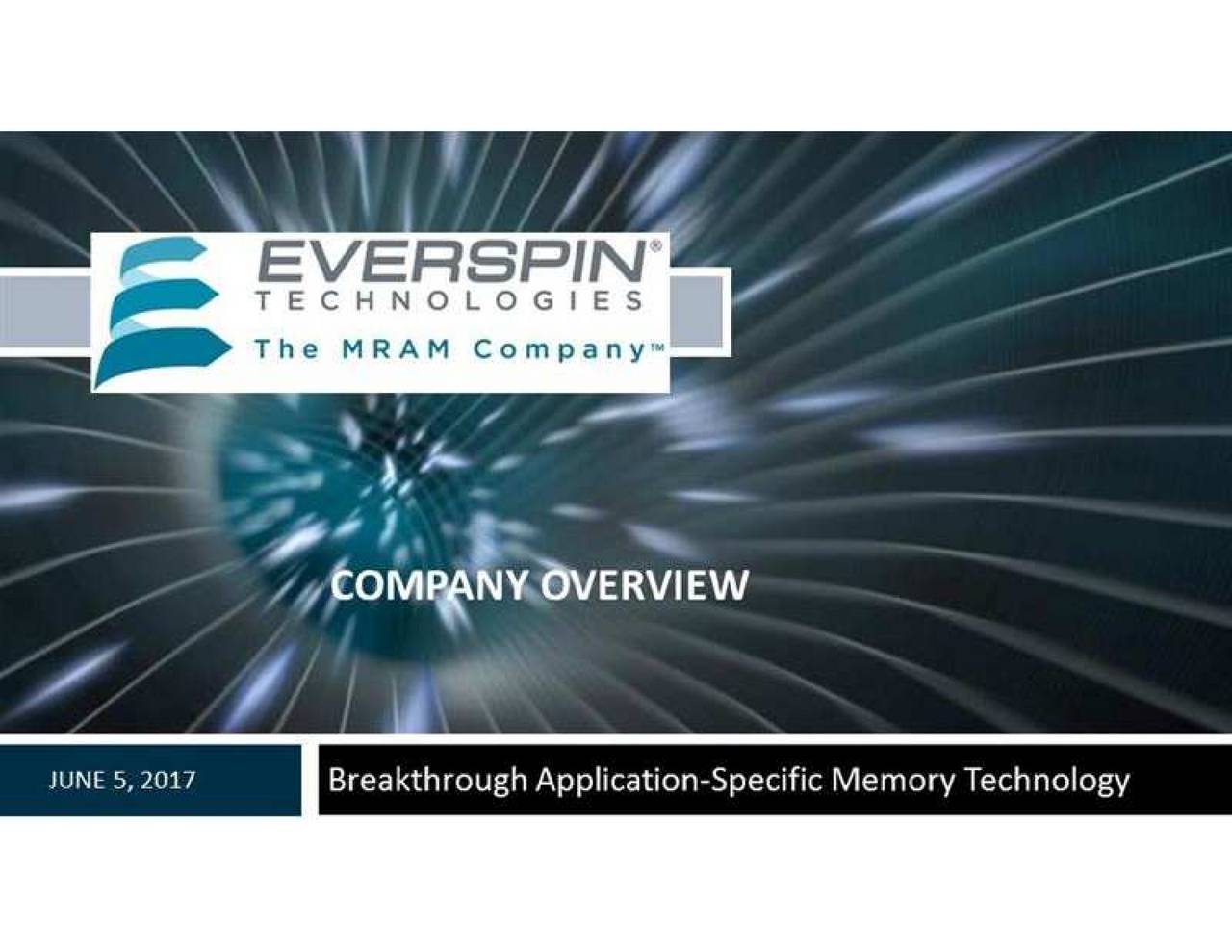 Everspin Technologies (MRAM) Presents At Stifel 2017 Technology ...