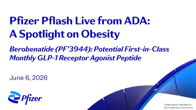 pfizer glp 1 agonist Phase IIb Data Support Monthly GLP-1 Dosing for Obesity In the same week that