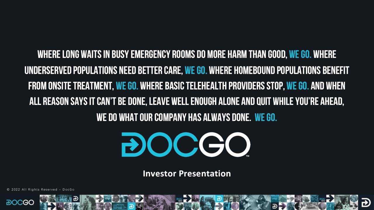 DocGo (DCGO) Investor Presentation Slideshow (NASDAQDCGO) Seeking