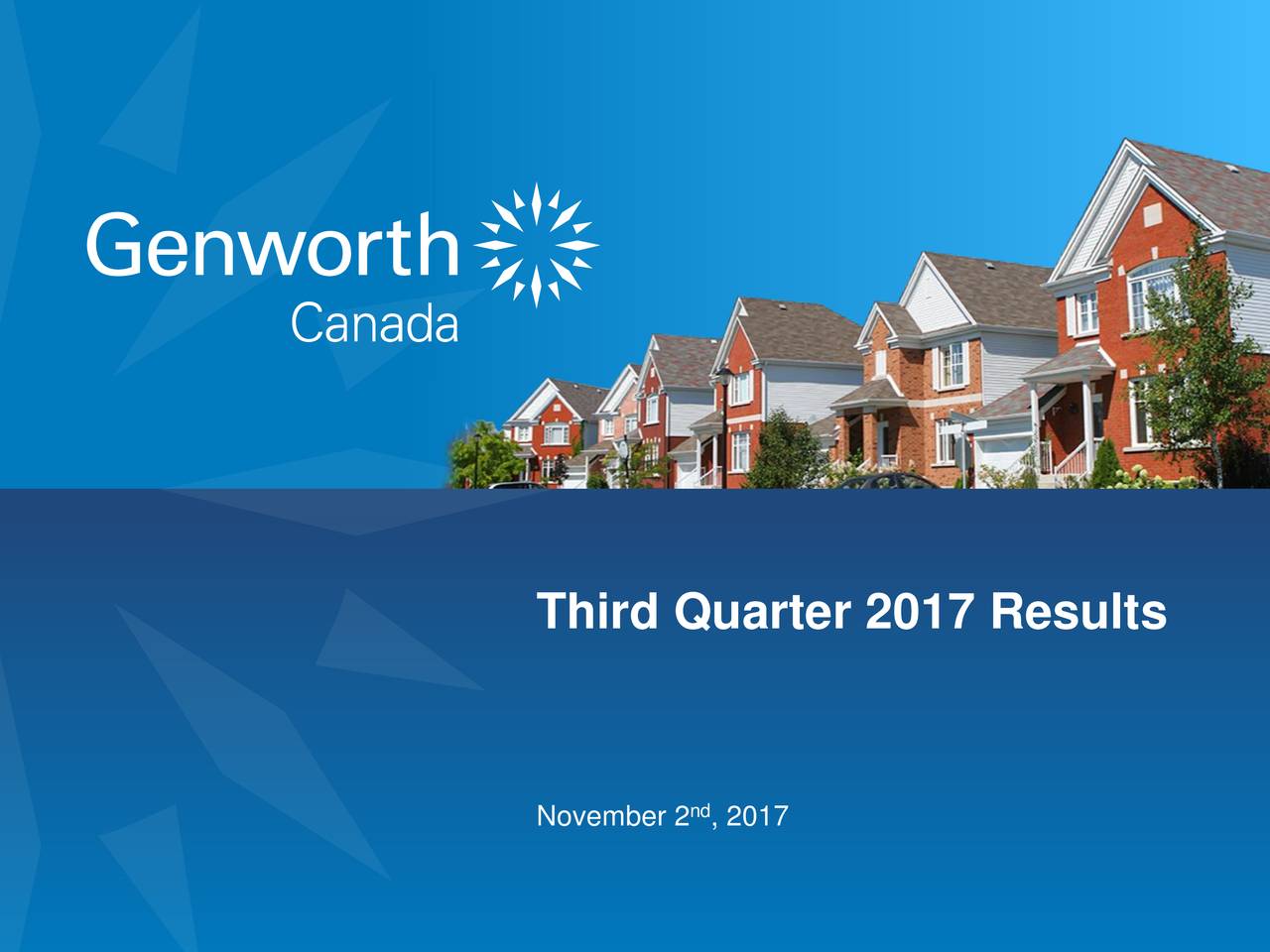 Third Quarter 2017 Results