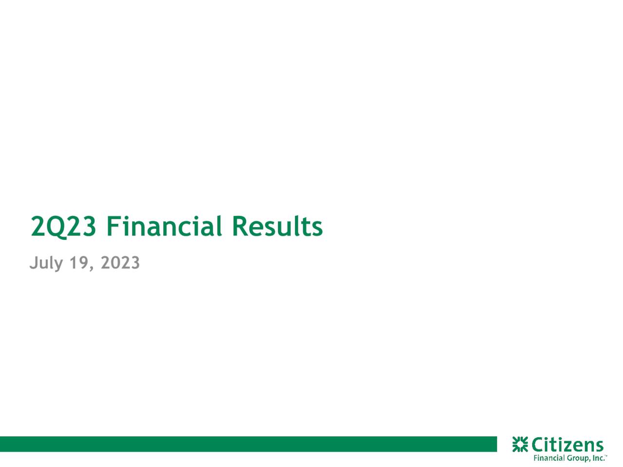 2Q23 Financial Results