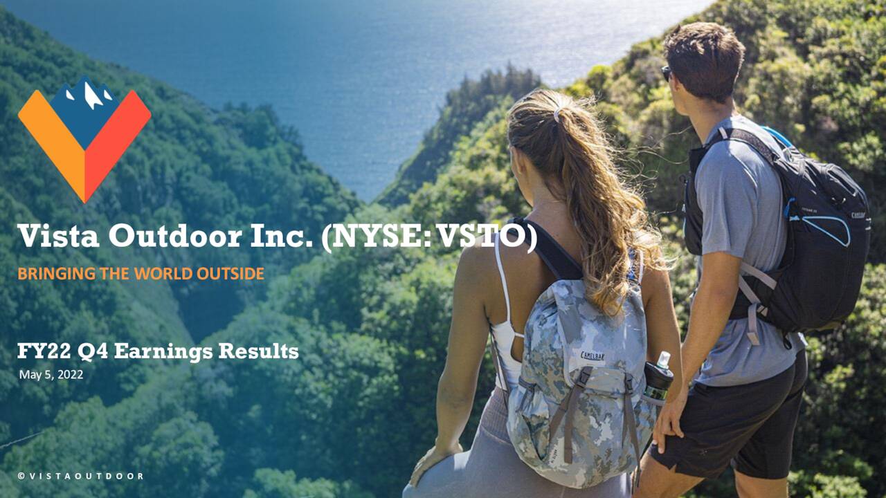 Vista Outdoor Inc. 2022 Q4 Results Earnings Call Presentation (NYSE