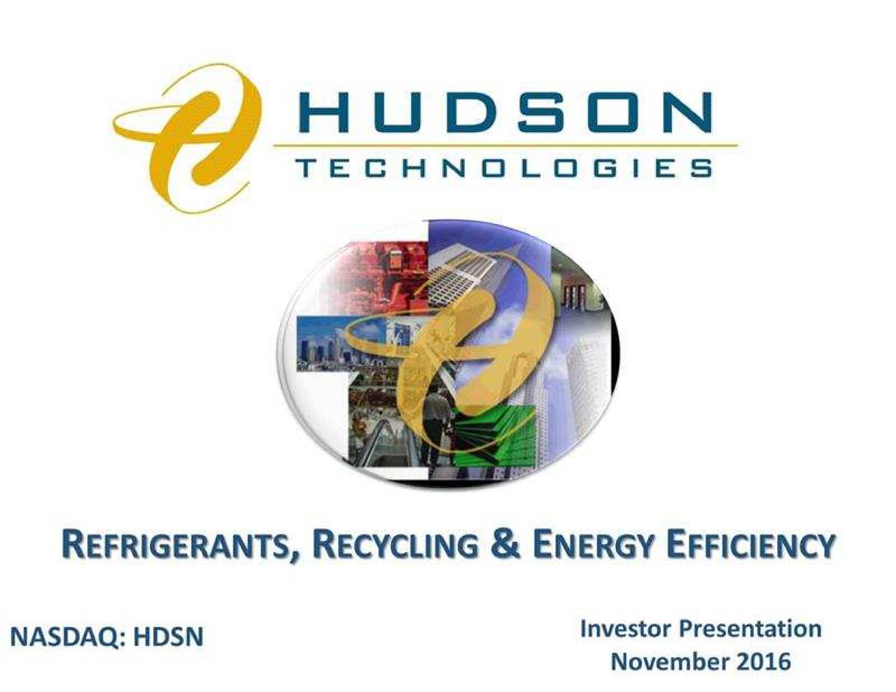 Hudson Technologies (HDSN) Investor Presentation Slideshow (NASDAQ