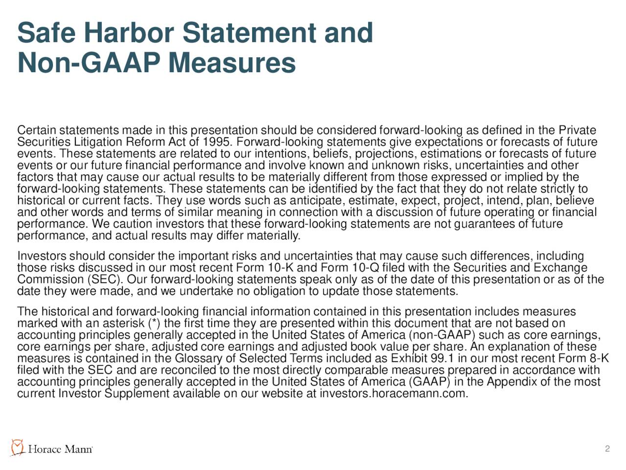 Horace Mann Educators Corporation 2022 Q2 Results Earnings Call