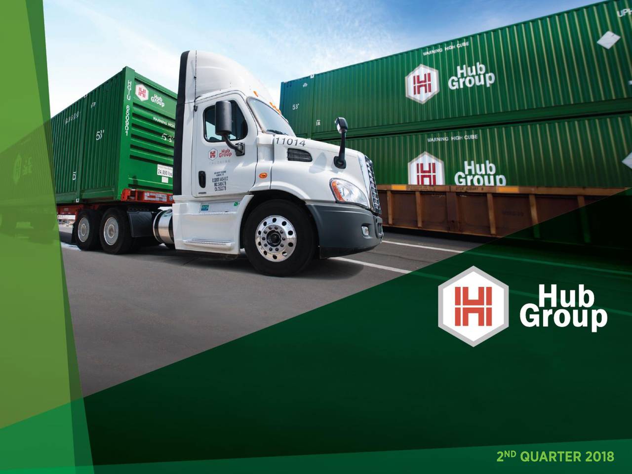 Hub Group, Inc. 2018 Q2 Results Earnings Call Slides (NASDAQHUBG