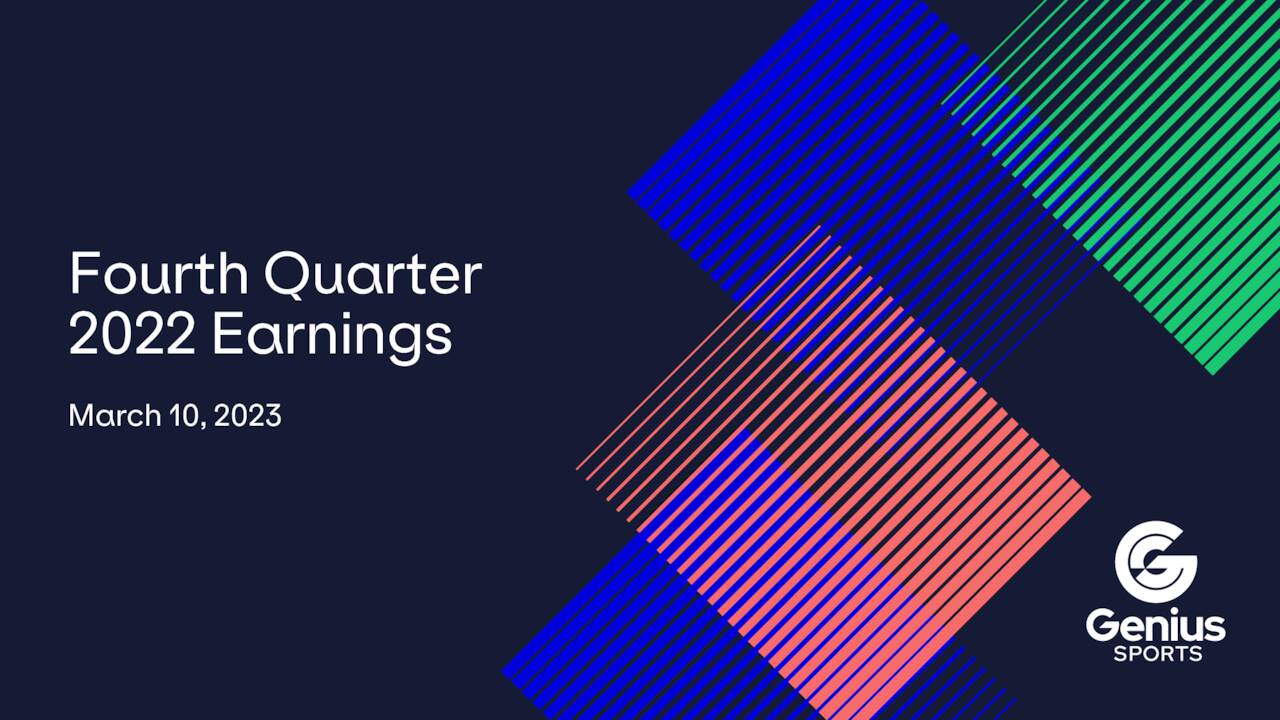 Genius Sports Limited 2022 Q4 Results Earnings Call Presentation