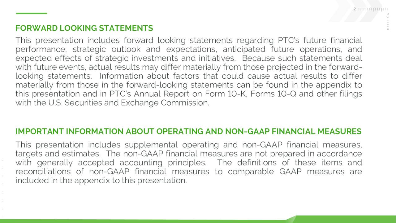 PTC Inc. 2022 Q4 Results Earnings Call Presentation (NASDAQPTC