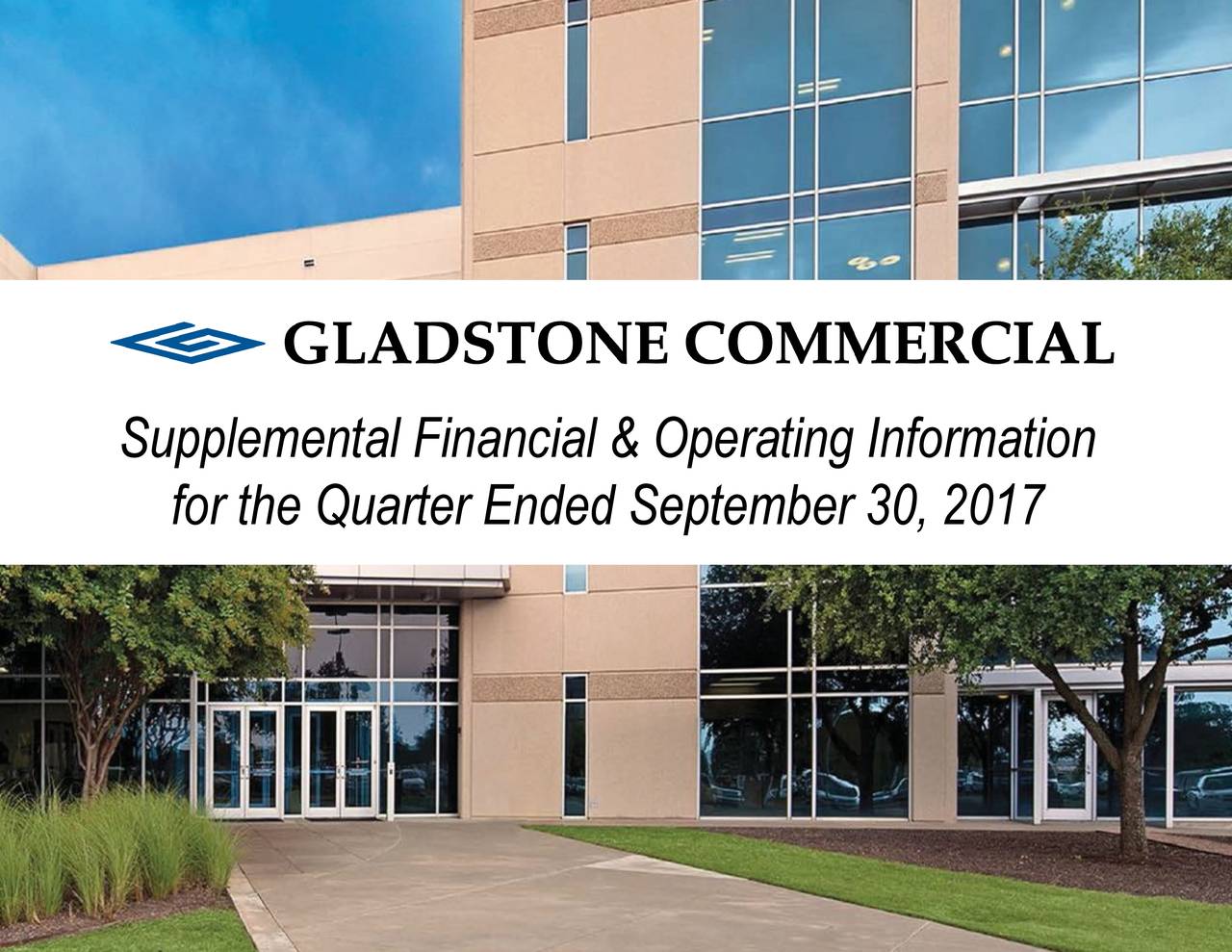 Gladstone Commercial Corporation 2017 Q3 Results Earnings Call