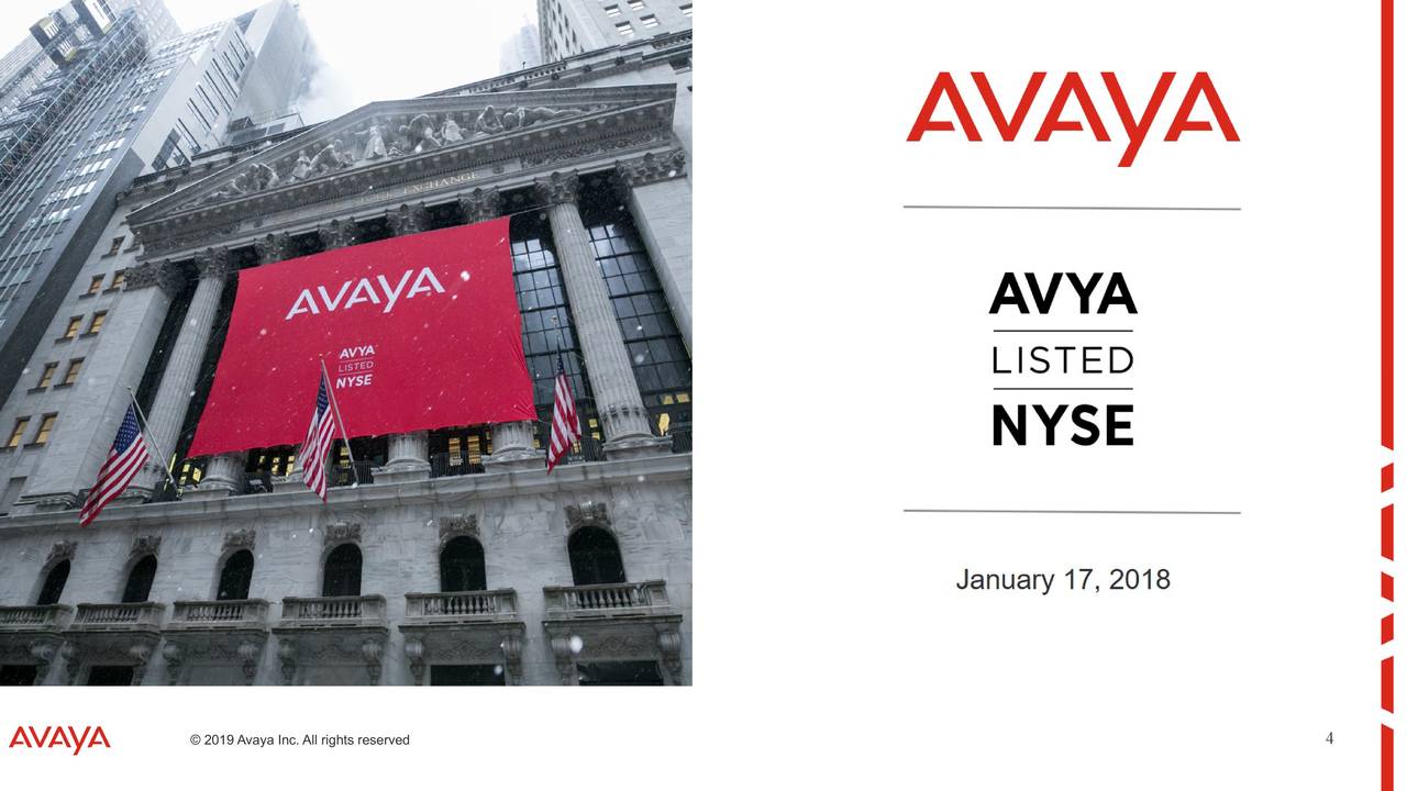 Avaya Holdings Corp. 2019 Q4 - Results - Earnings Call Presentation