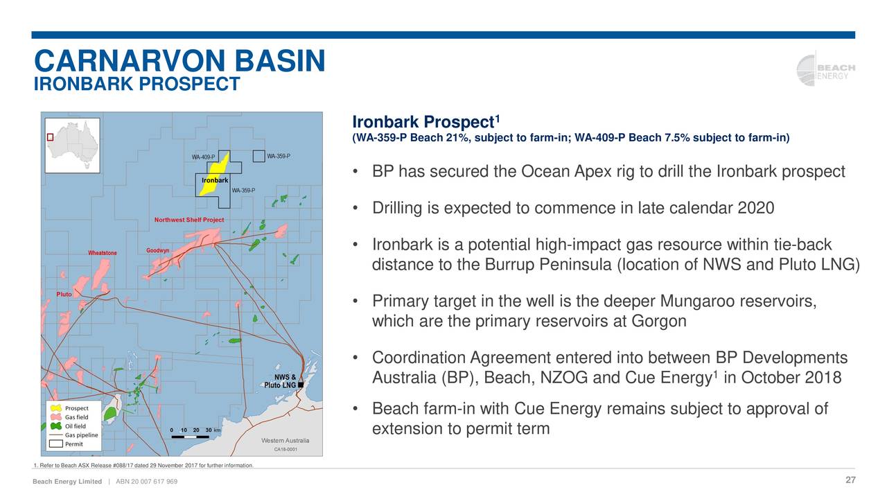 Beach Energy Ltd 2019 Q2 Results Earnings Call Slides