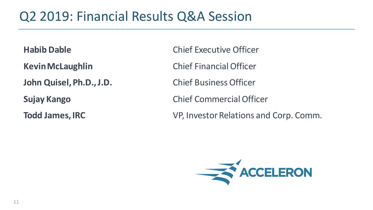 Q2 2019: Financial Results Q&A Session
