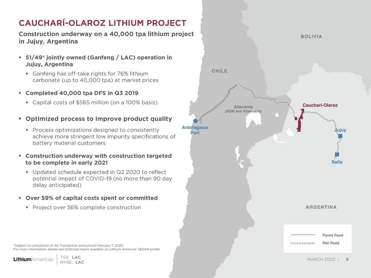 Lithium Americas (LAC) Investor Presentation Slideshow (NYSELAC