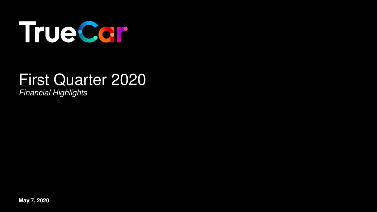 First Quarter 2020
