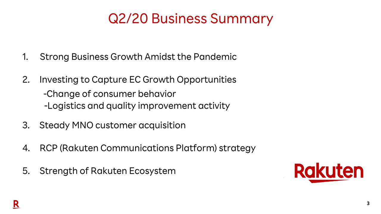 Rakuten Inc Q2 Results Earnings Call Presentation Otcmkts Rkuny Seeking Alpha