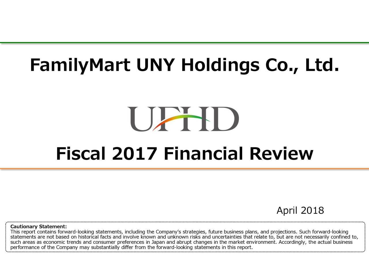 FamilyMart UNY Holdings Co., Ltd.