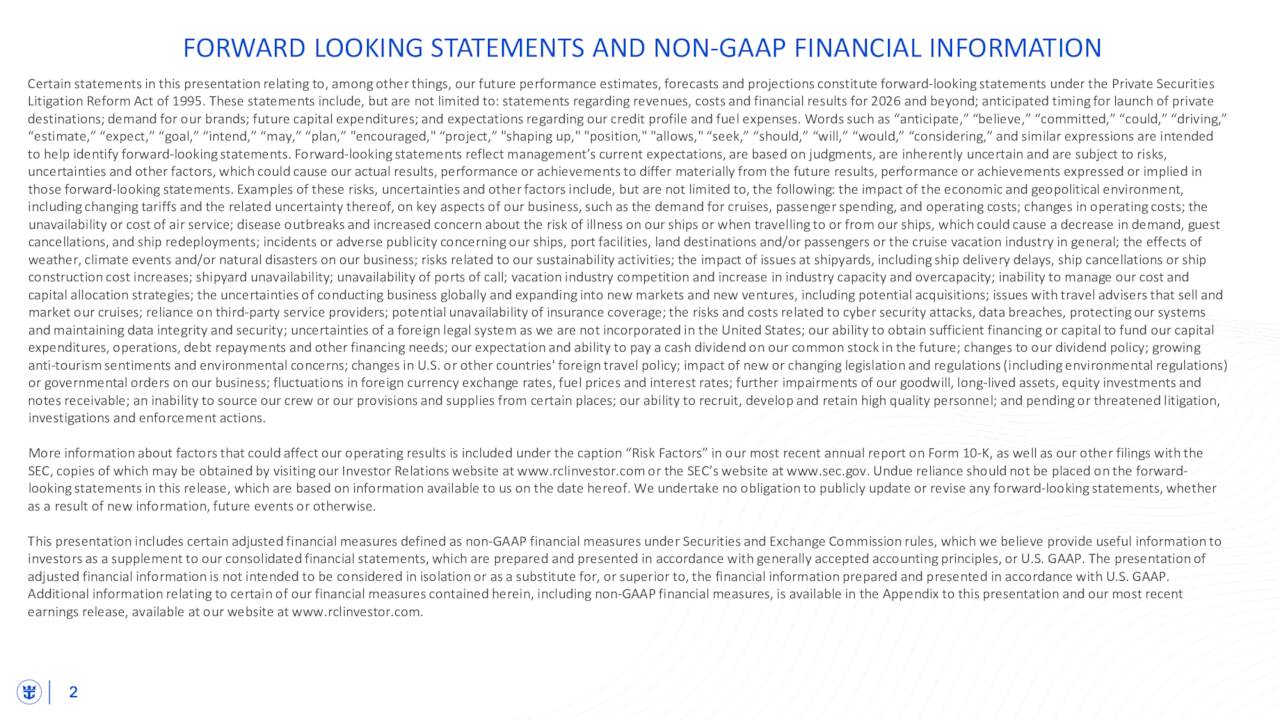 Royal Caribbean Cruises Ltd. 2026 Q2 - Results - Earnings Call ...