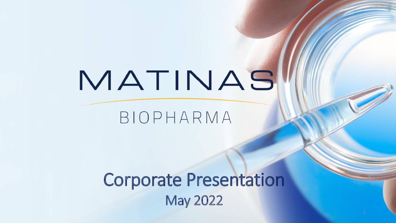 Matinas Biopharma Stock