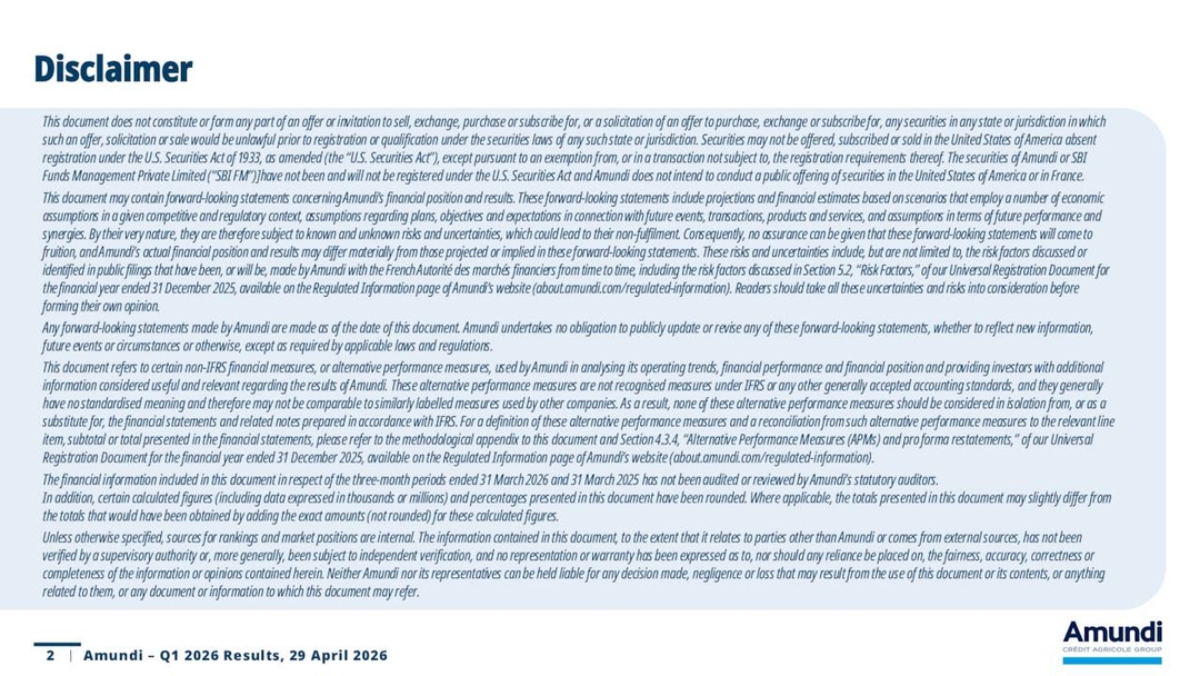 Amundi S.A. 2026 Q1 - Results - Earnings Call Presentation (OTCMKTS ...