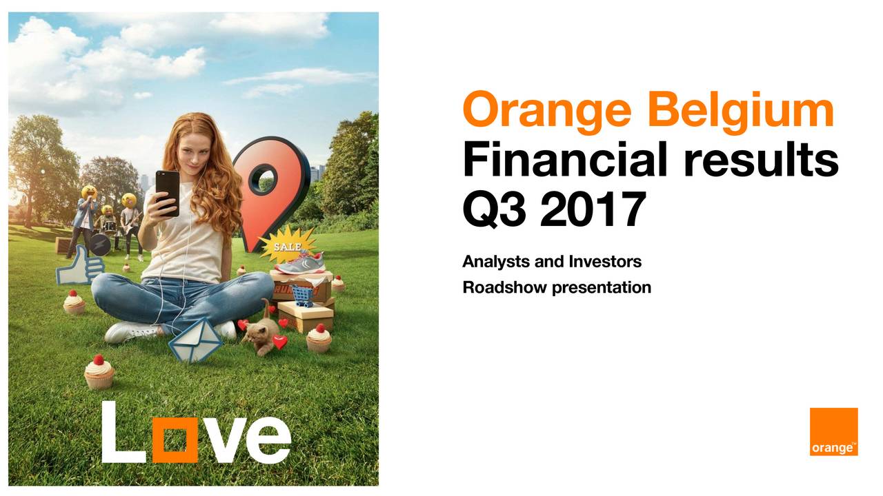 Orange Belgium ADR 2017 Q3 Results Earnings Call Slides Orange