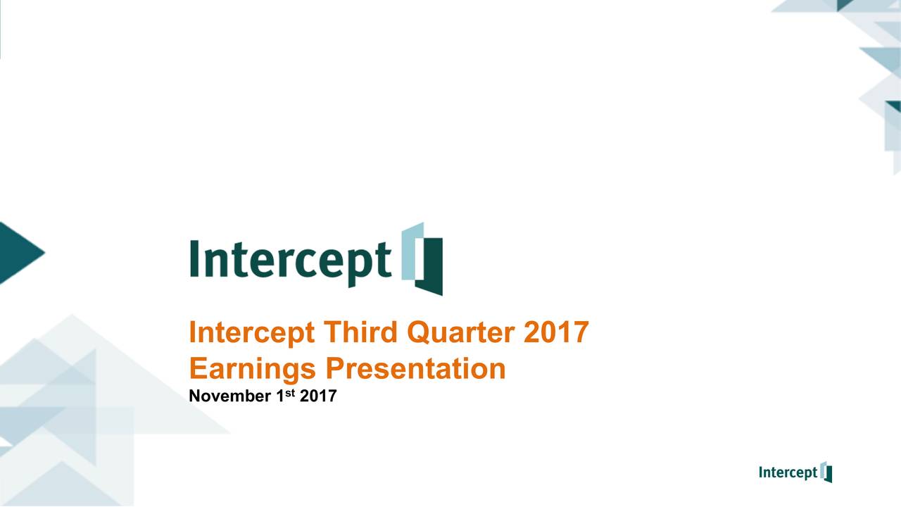 Intercept Third Quarter 2017