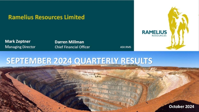 Ramelius Resources Limited 2025 Q1 - Results - Earnings Call ...