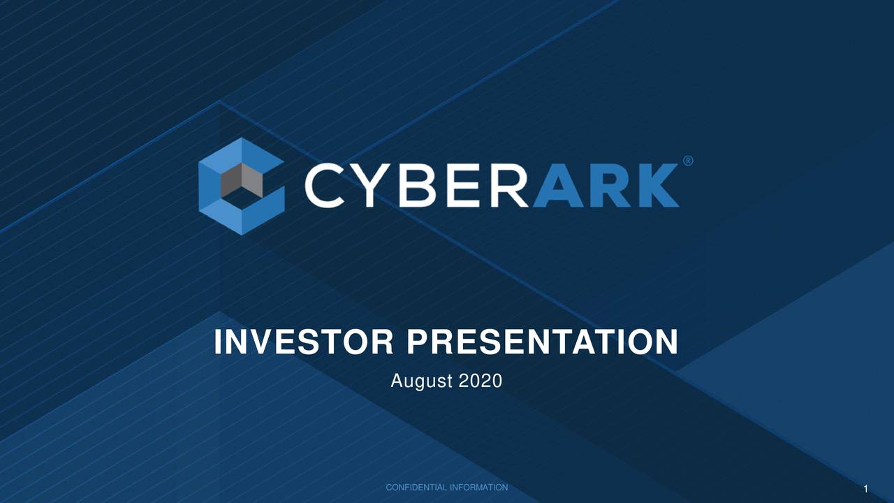 CyberArk Software Ltd. 2020 Q2 - Results - Earnings Call Presentation ...