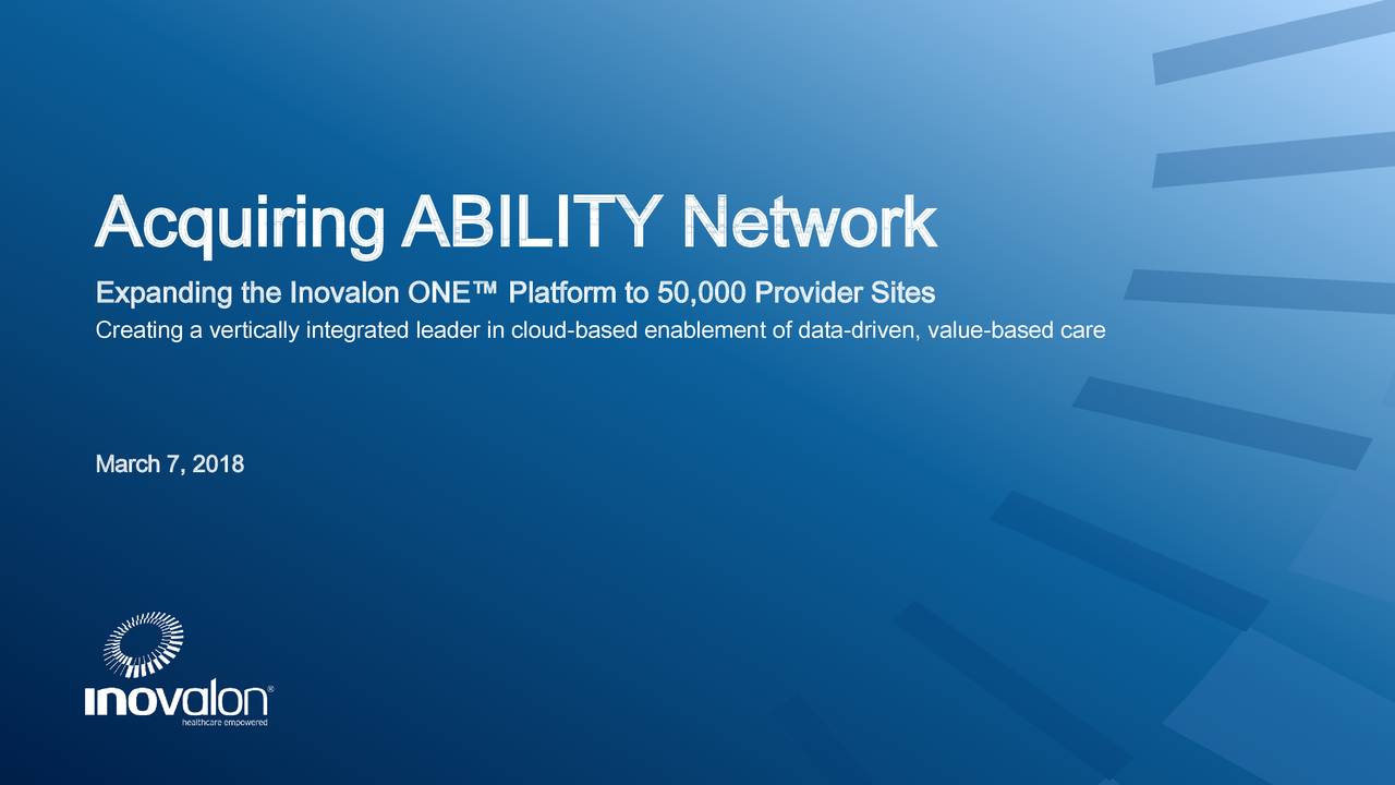 Acquiring ABILITY Network
