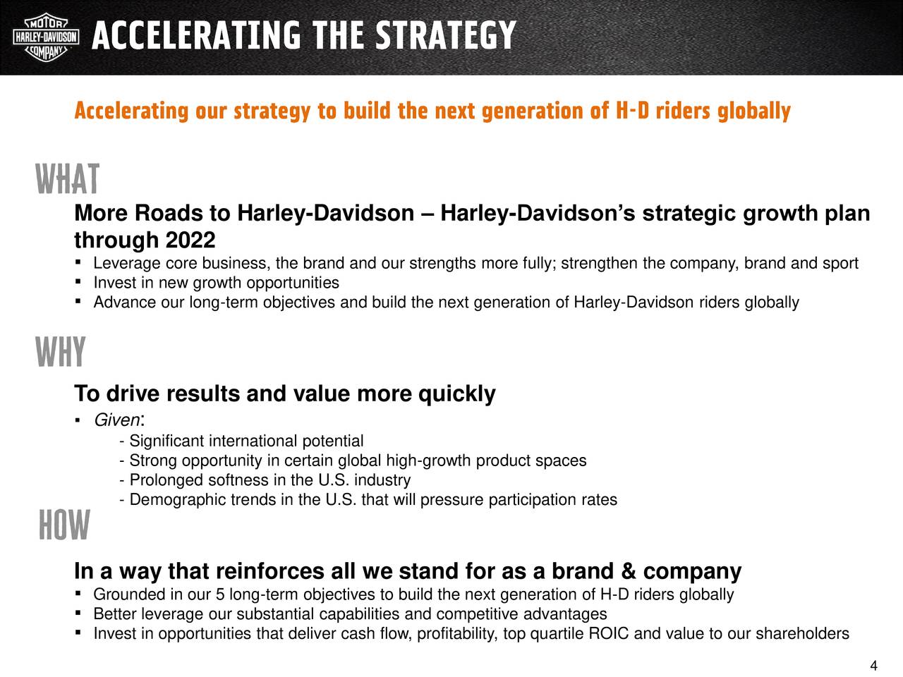 harley davidson business strategy case study