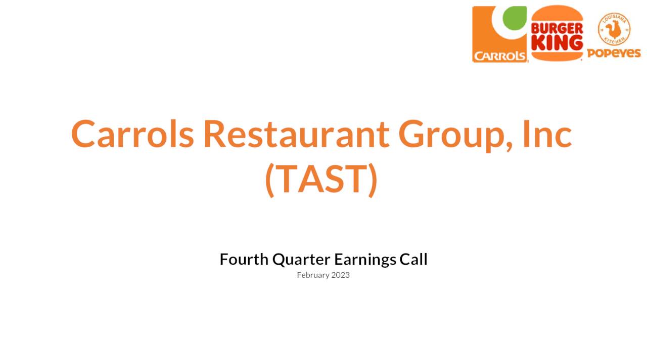 carrols-restaurant-group-inc-2022-q4-results-earnings-call