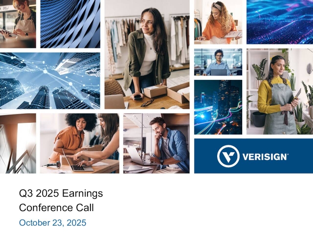 VeriSign, Inc. 2025 Q3 - Results - Earnings Call Presentation (NASDAQ ...
