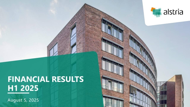 alstria office AG 2025 Q2 - Results - Earnings Call Presentation ...