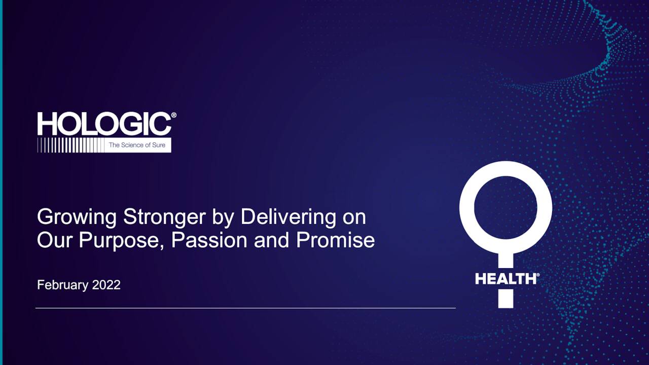 Hologic (HOLX) Investor Presentation - Slideshow (NASDAQ:HOLX ...