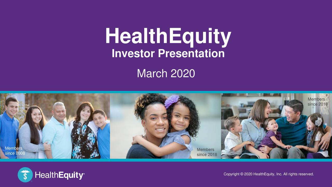 healthequity investor presentation