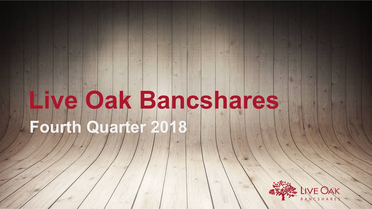 Live oak bancshares inc ipo