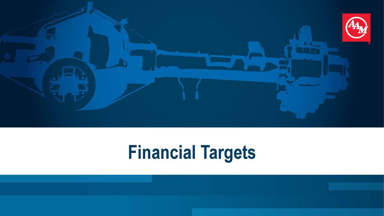 Financial Targets