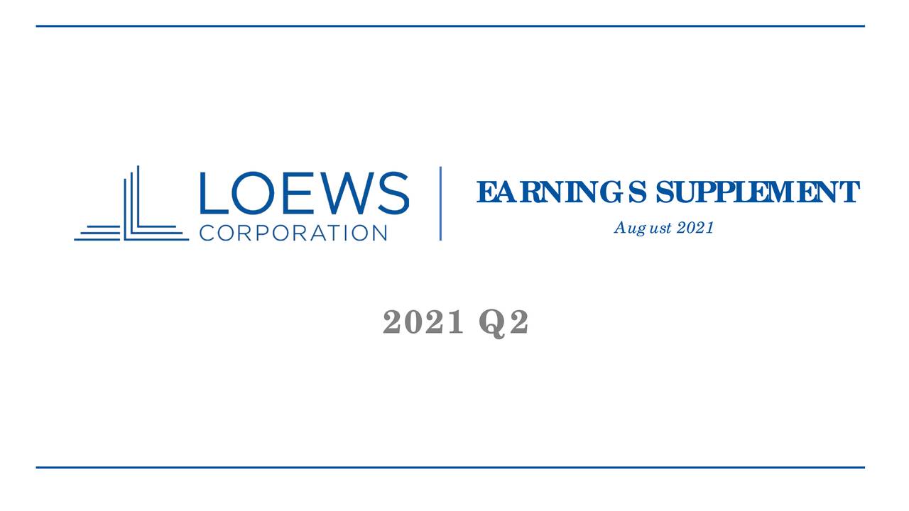 EARNINGS SUPPLEMENT